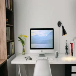 Globe Electric Ramezay 1-Light Matte Black Modern Wall Sconce 15 Globe Electric Ramezay 1-Light Matte Black Modern Wall Sconce -Lightify Store d94e3dac 5706 435f aae2 82d416aab61d