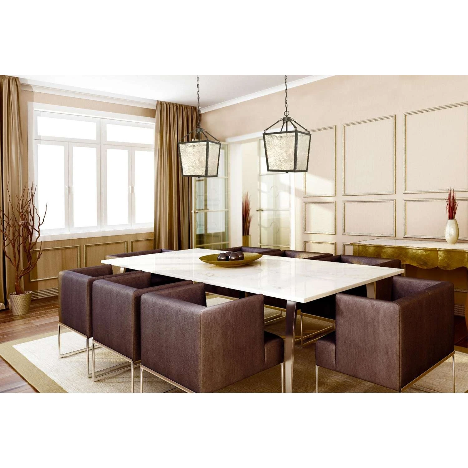 Westinghouse Everdale Oil Rubbed Bronze Black 4 Lights Chandelier 2 Westinghouse Everdale Oil Rubbed Bronze Black 4 Lights Chandelier - Image 2