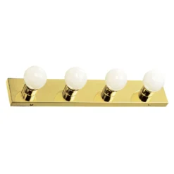 Design House Polished Brass 4 Lights Bath Light Surface