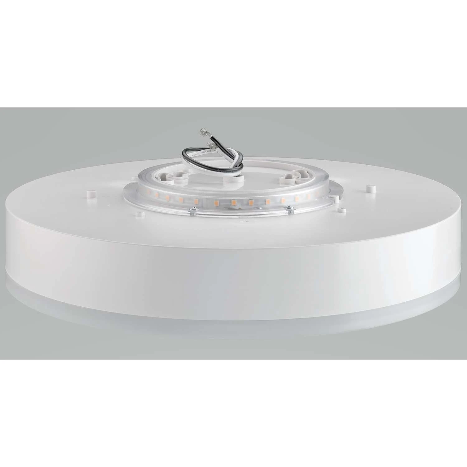 ETI 3.2 In. H X 11 In. W X 11 In. L White LED Ceiling Light Fixture 3 ETI 3.2 In. H X 11 In. W X 11 In. L White LED Ceiling Light Fixture - Image 3