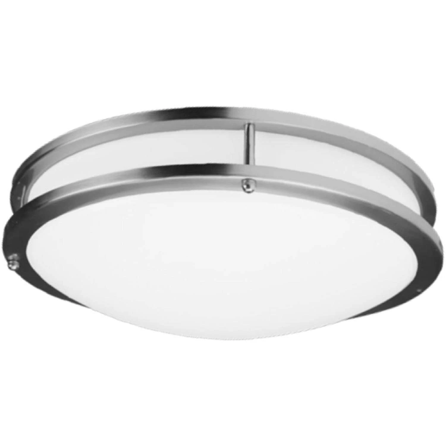 MaxLite 3.5 In. H X 14.2 In. W X 14.2 In. L Brushed Nickel LED Ceiling Light 1 MaxLite 3.5 In. H X 14.2 In. W X 14.2 In. L Brushed Nickel LED Ceiling Light