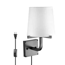 Globe Electric Valerie 1-Light Dark Bronze Modern Farmhouse Wall Sconce -Lightify Store ddf7d5a8 6da5 4270 b558 13f0a18c827d