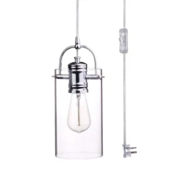 Globe Electric James Chrome Metallic 1 Lights Pendant Light -Lightify Store dff44de2 ecd8 4010 9137 dbd0eff494fb