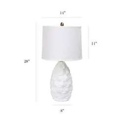 All The Rages Elegant Designs 27.25 In. White Table Lamp -Lightify Store e360dffb 9200 4844 b4e2 0dae324dd052