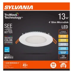 Sylvania TruWave White LED Canless Recessed Downlight 13 W -Lightify Store e75c7120 8049 4bd5 8f9e a0e9bc695402