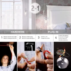 Globe Electric James Chrome Metallic 1 Lights Pendant Light -Lightify Store e780da5e 3568 4b60 bb15 7d944e4fe9d8