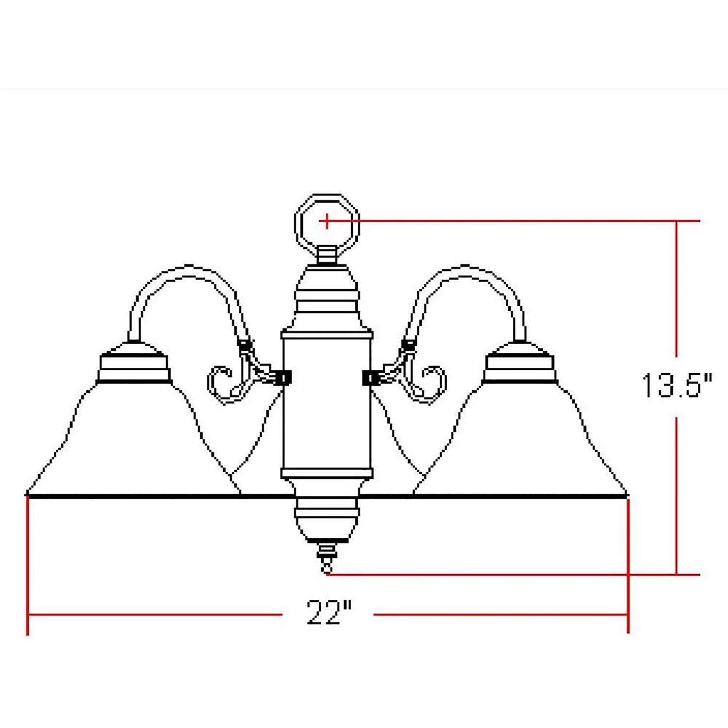 Design House Millbridge Oil Rubbed Bronze 3 Lights Chandelier 3 Design House Millbridge Oil Rubbed Bronze 3 Lights Chandelier - Image 3