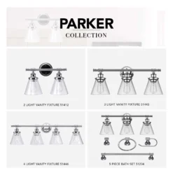 Globe Electric Parker 3-Light Chrome Wall Sconce -Lightify Store e9f64e9f a370 49e0 8ae7 2d7d674b8517