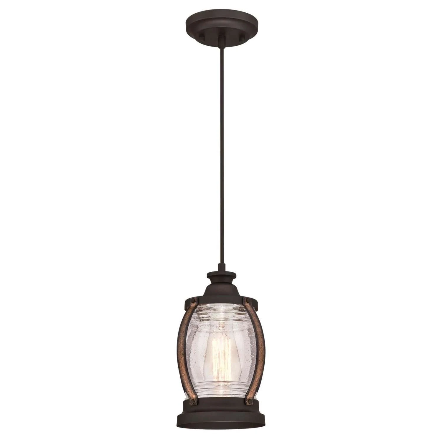 Westinghouse Canyon Oil Rubbed Bronze Brown 1 Lights Mini Pendant Light 1 Westinghouse Canyon Oil Rubbed Bronze Brown 1 Lights Mini Pendant Light