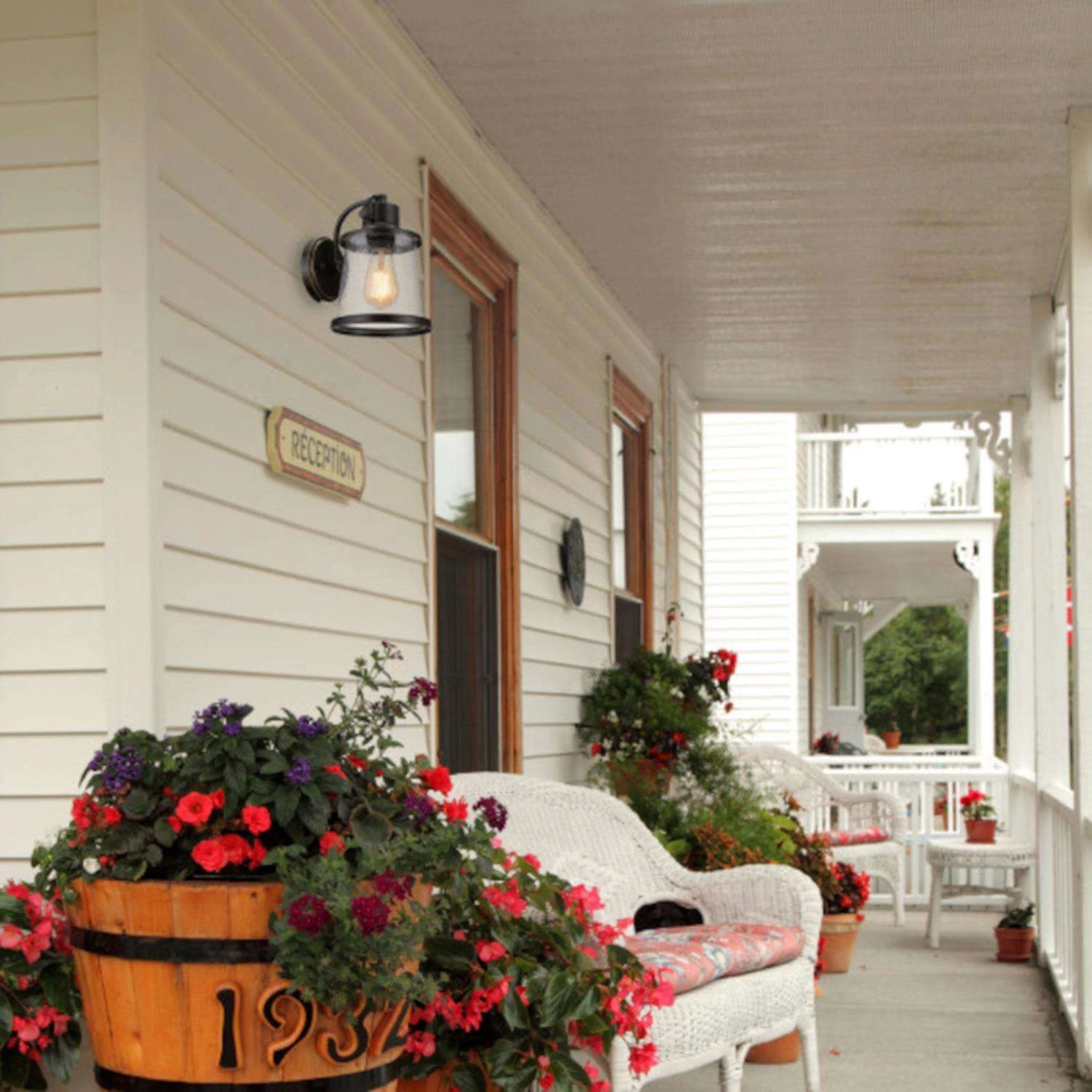 Globe Electric Charlie 1-Light Oil Rubbed Bronze Rustic Wall Sconce 5 Globe Electric Charlie 1-Light Oil Rubbed Bronze Rustic Wall Sconce - Image 5