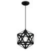 Westinghouse Geometric Matte Black 1 Lights Pendant Light