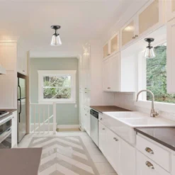 Globe Electric Jackson 9.36 In. H X 6.5 In. W X 6.5 In. L Antique Brass Bronze Ceiling Fixture -Lightify Store f217b1b1 7f93 435e b459 c78bcf20738f