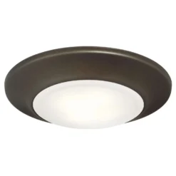 Westinghouse Oil-Rubbed Bronze Brown 3.875 In. W Steel LED Canless Recessed Downlight