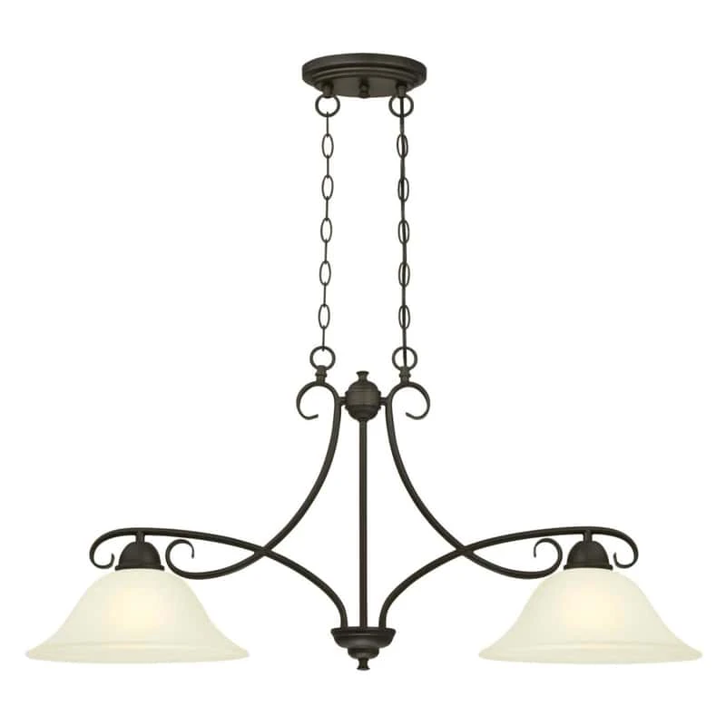 Westinghouse Dunmore Oil Rubbed Bronze 2 Lights Pendant Light 2 Westinghouse Dunmore Oil Rubbed Bronze 2 Lights Pendant Light - Image 2