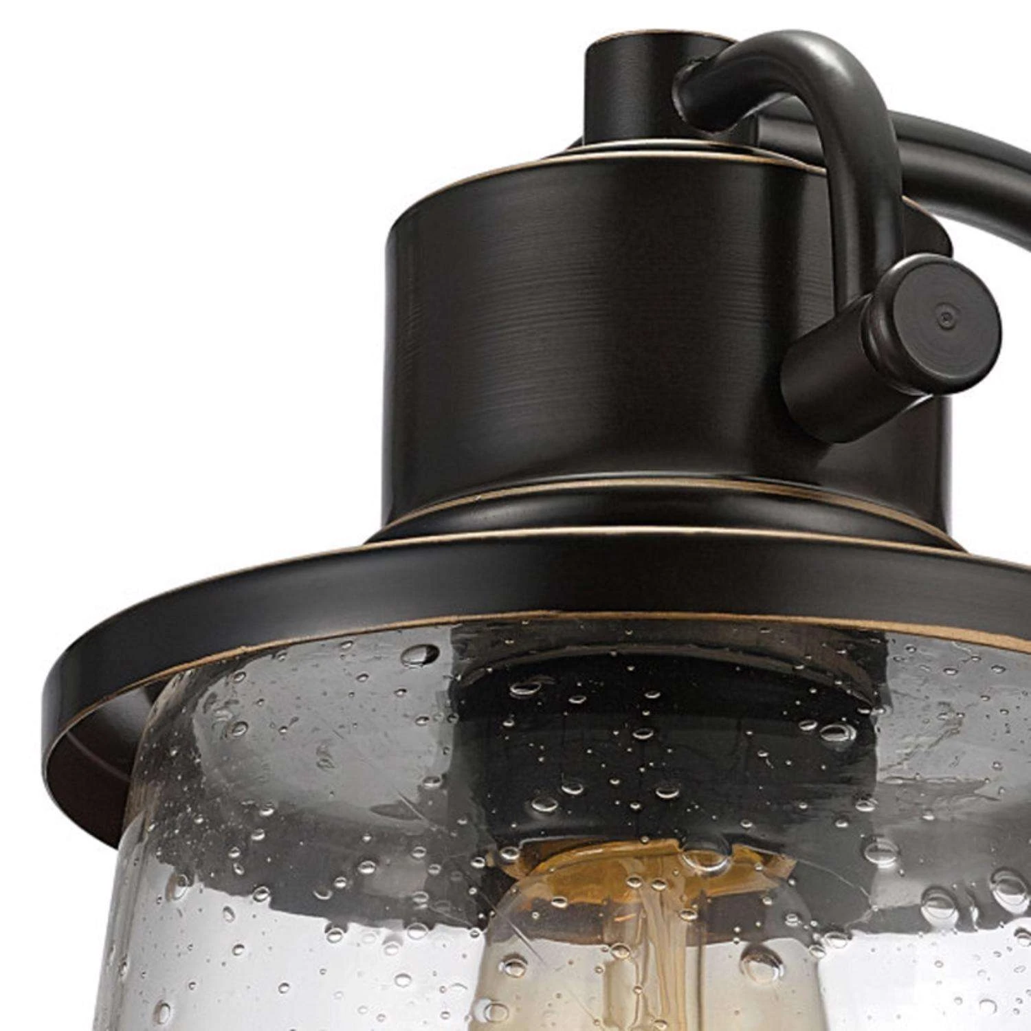 Globe Electric Charlie 1-Light Oil Rubbed Bronze Rustic Wall Sconce 2 Globe Electric Charlie 1-Light Oil Rubbed Bronze Rustic Wall Sconce - Image 2