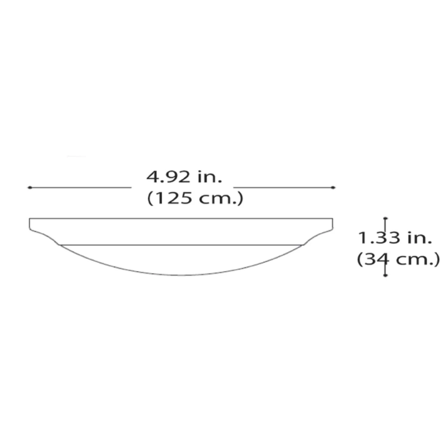 MaxLite 1.33 In. H X 4.92 In. W X 4.92 In. L White LED Ceiling Light 2 MaxLite 1.33 In. H X 4.92 In. W X 4.92 In. L White LED Ceiling Light - Image 2