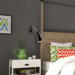 Globe Electric Ramezay 1-Light Matte Black Modern Wall Sconce 17 Globe Electric Ramezay 1-Light Matte Black Modern Wall Sconce -Lightify Store f6677084 8421 4a7b 8863 9ffc5784fc3a