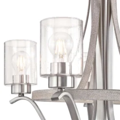 Westinghouse Barnwell Antique Ash And Brushed Nickel Silver 5 Lights Chandelier -Lightify Store f6e4eb19 fc77 402d a5dd ee5e384d36f3