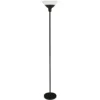 MaxLite 70 In. Black Torchiere Floor Lamp
