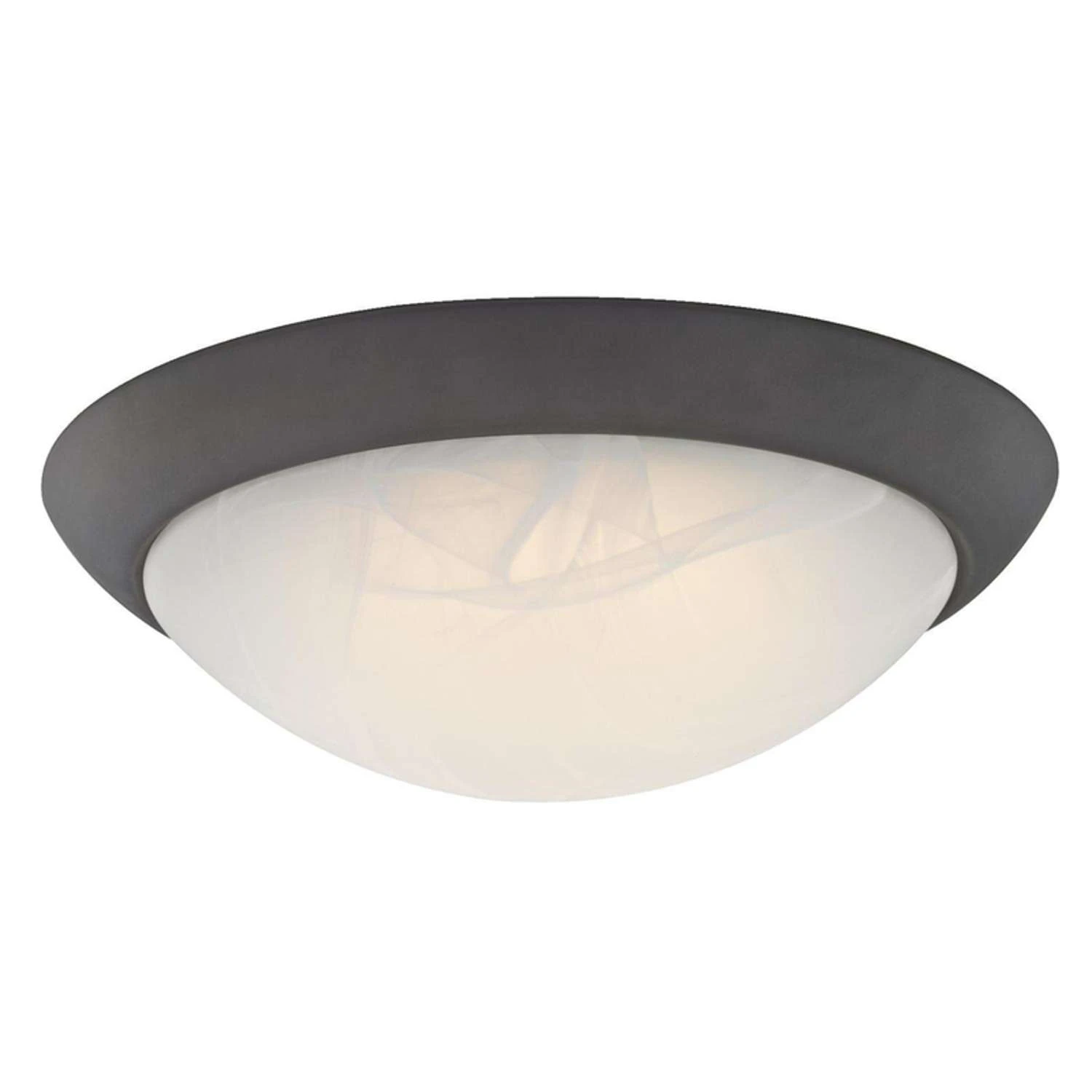 Westinghouse 3.5 In. H X 11 In. W X 11 In. L Oil Rubbed Bronze Ceiling Light 2 Westinghouse 3.5 In. H X 11 In. W X 11 In. L Oil Rubbed Bronze Ceiling Light - Image 2