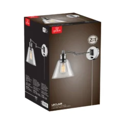 Globe Electric 1-Light Chrome Metallic Wall Sconce 15 Globe Electric 1-Light Chrome Metallic Wall Sconce -Lightify Store fb0425ca 1eeb 4ac8 90aa b30c2424b337